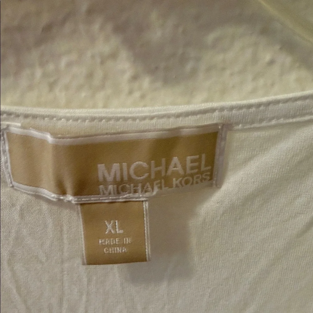 Michael Kors Silver Sequin Blouse